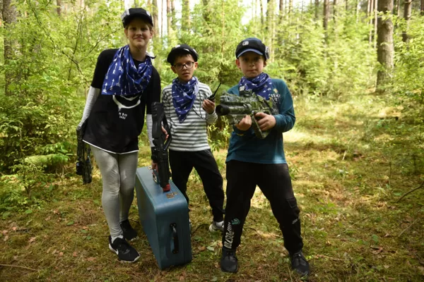 Laser tag pradedam